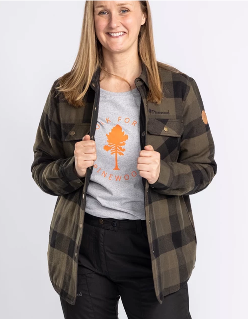 Shirt (Tussenjas) Canada Classic 2.0 met voering - Women - Green - Pinewood