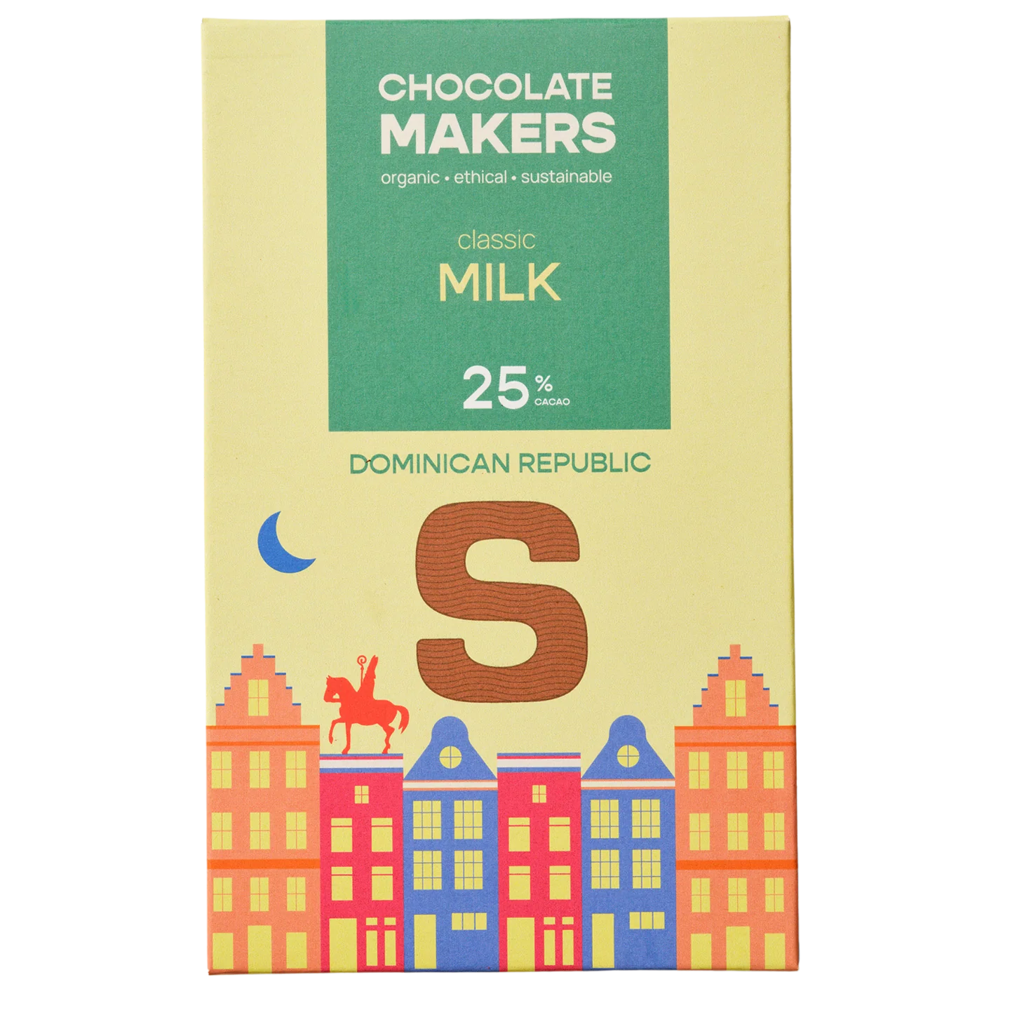 Sintletter Milk 25% Sint - Bio & Fairtrade - Chocolate Makers