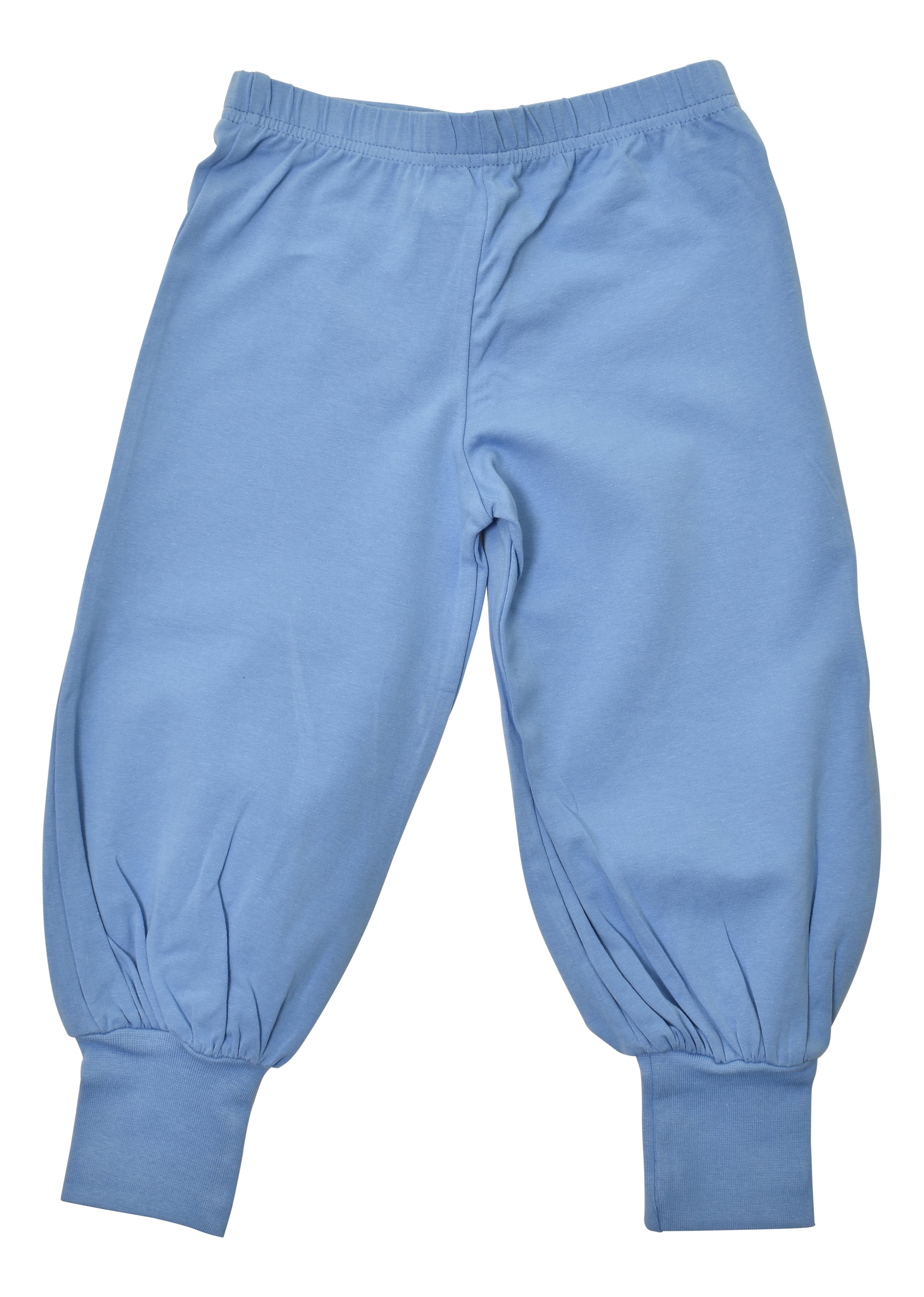 Baggy Pants LY-marina-blue-duns-sweden-organic-clothing