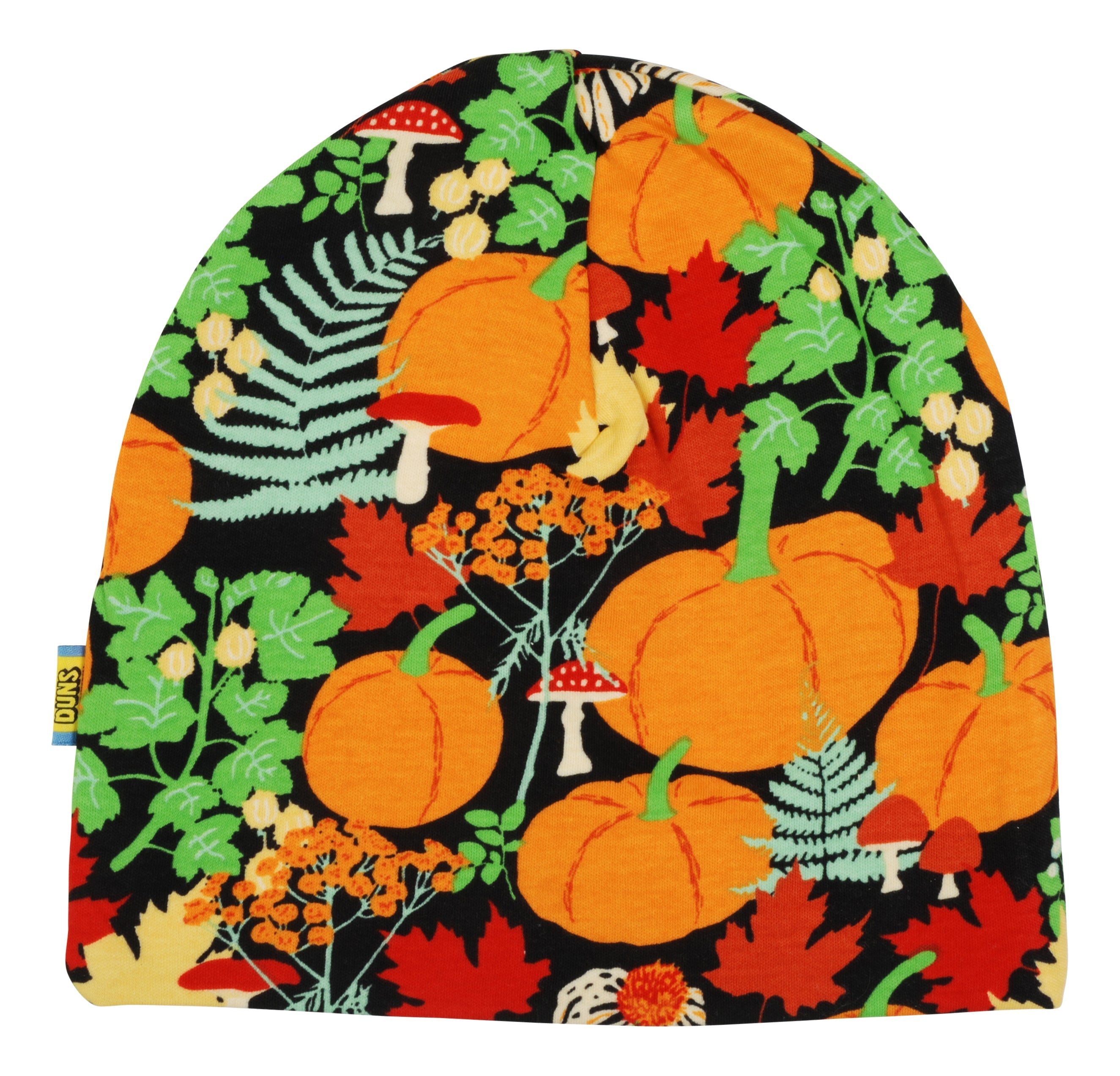 Muts / Double Layer Hat Autumn Garden Black - Duns Sweden
