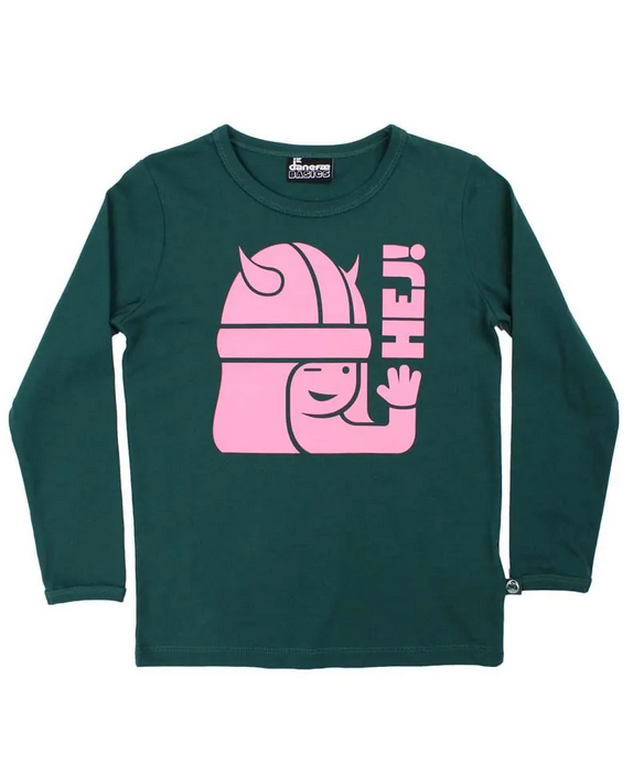 Danebasic Longsleeve Dark Duck HEJ FREJA - Danefae / DYR