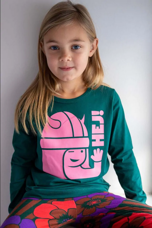 Danebasic Longsleeve Dark Duck HEJ FREJA - Danefae / DYR