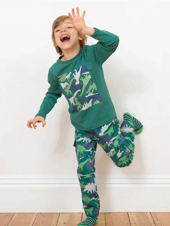 Longsleeve Dino Camo Shirt - Kite Clothing