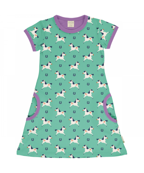 Jurk / Dress SS Horse - Maxomorra