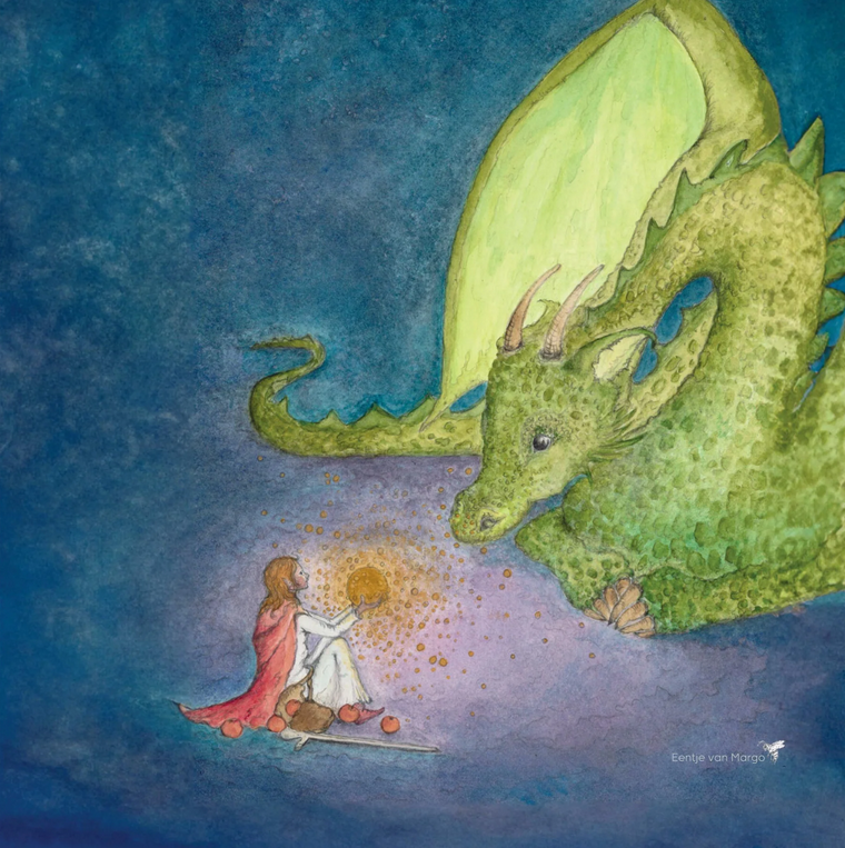 Toverplaat Little Dragon Silhouette – Eentje van Margo