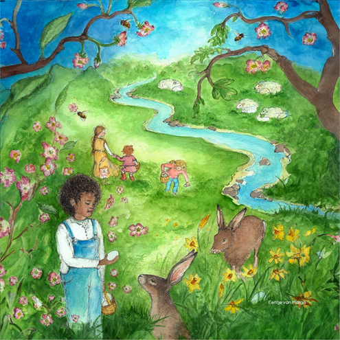 Toverplaat Spring Festivities Silhouette – Eentje van Margo