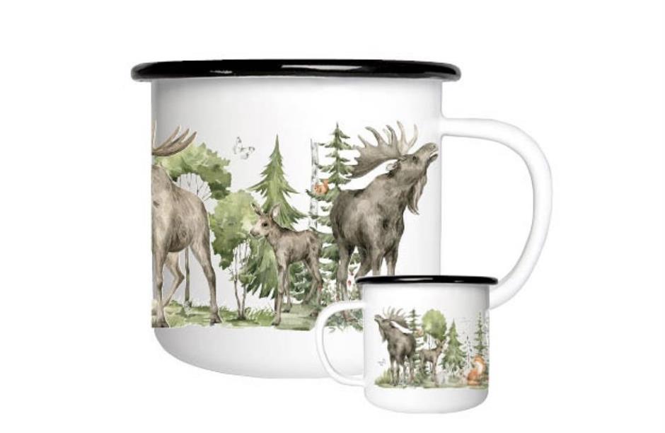 Mok / Emaljmugg Älg King of the forest – Mellow Design