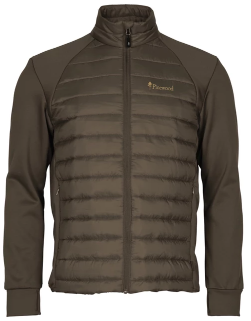 Jas Finnveden Hybrid Powerfleecejack - Men - Dusty Brown - Pinewood Outdoor Life