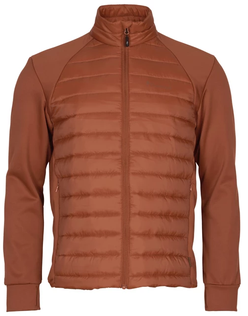 Jas Finnveden Hybrid Powerfleecejack - Men - Terracotta - Pinewood Outdoor Life