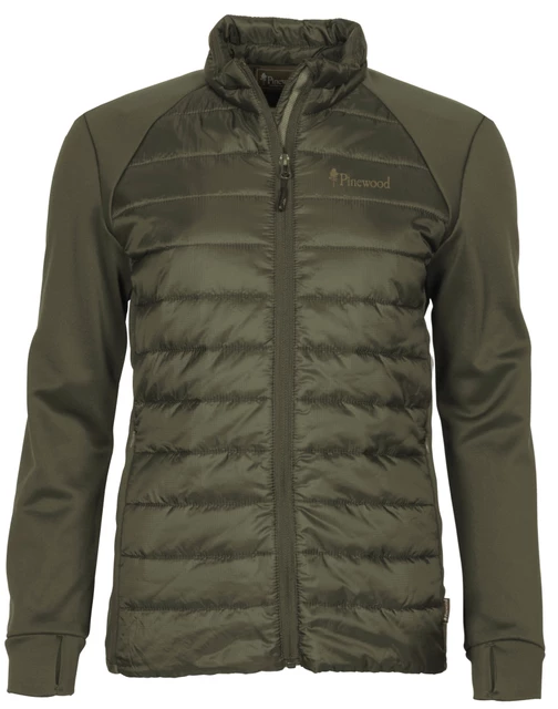 Jas Finnveden Hybrid Powerfleecejack - Women - Olive Green - Pinewood Outdoor Life