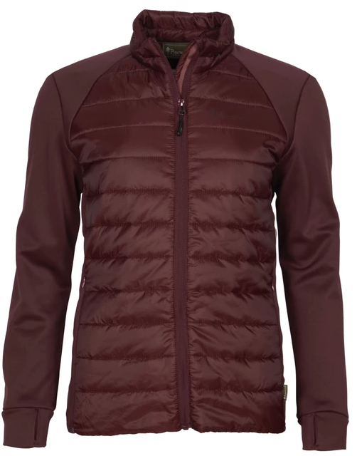 Jas Finnveden Hybrid Powerfleecejack - Women - Dusty Dark Pink - Pinewood Outdoor Life