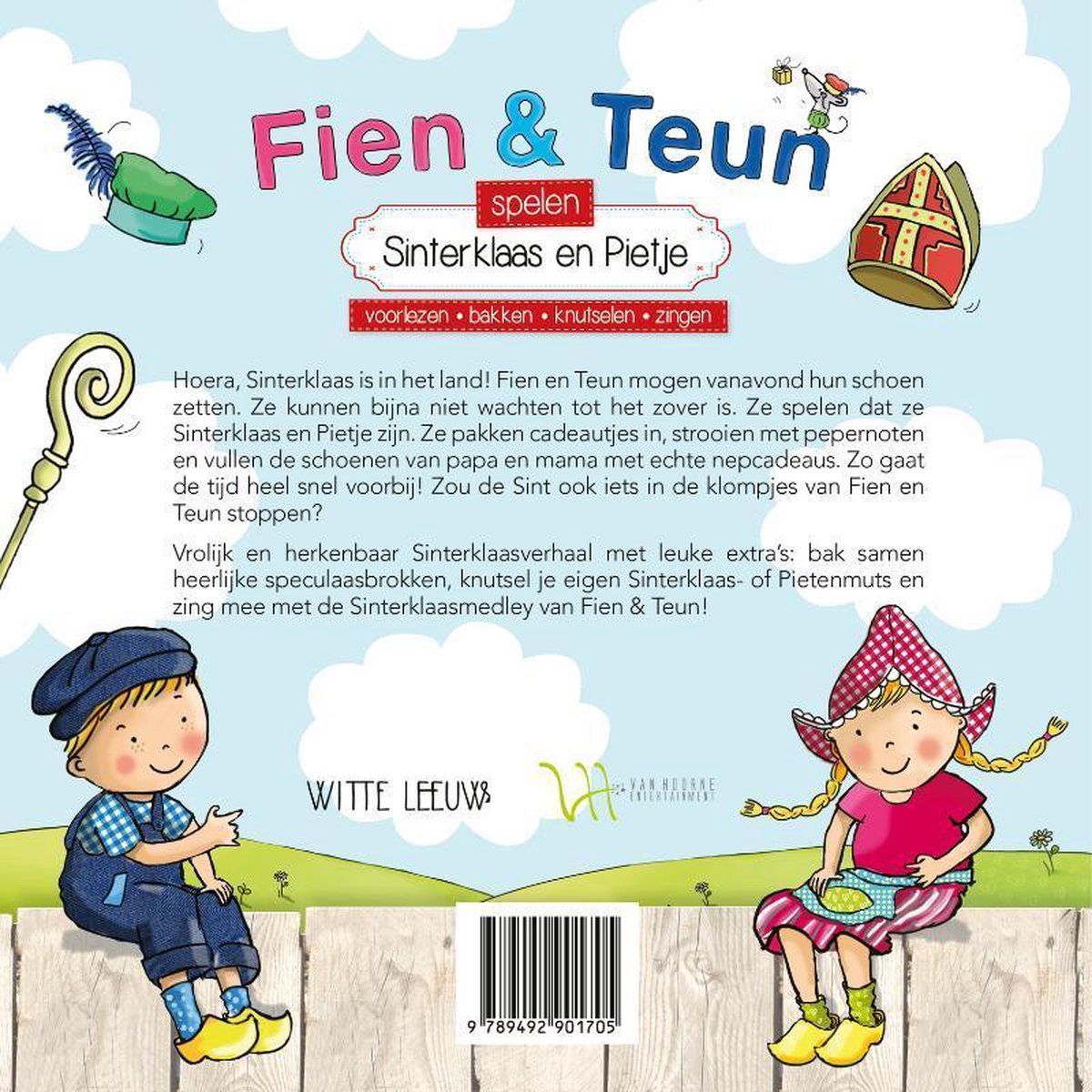 Fien & Teun spelen Sinterklaas en Pietje - voorlezen, bakken, knutselen, zingen