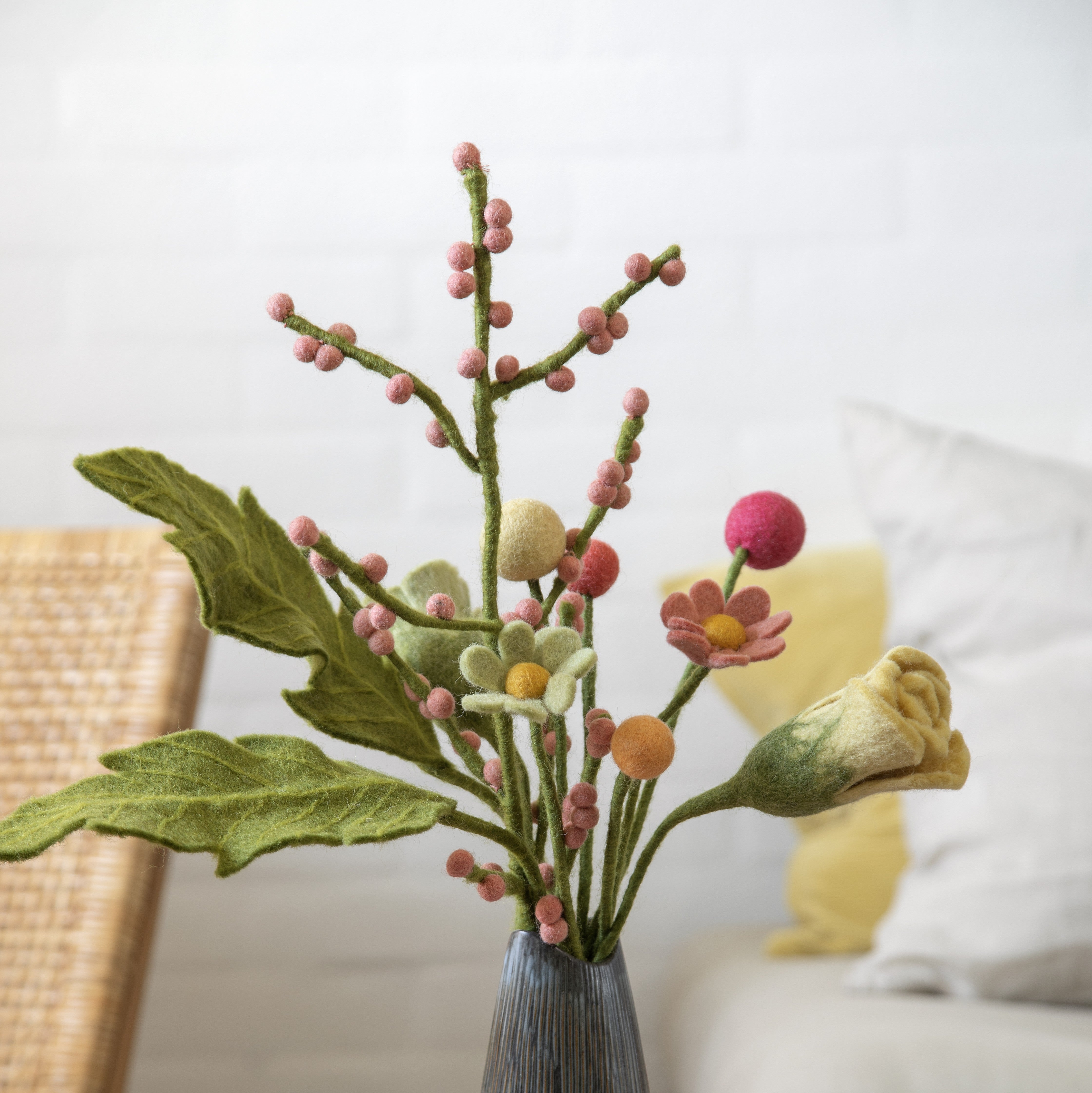 Vilten Big Green leaf – Gry & Sif