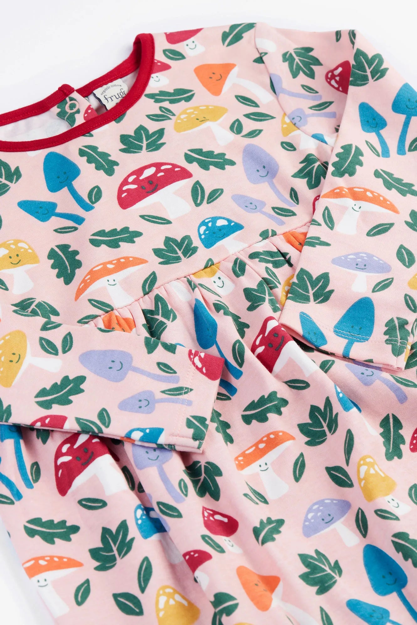 Jurk / Amalia Dress Mushroom - Frugi