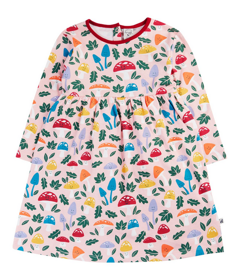 Jurk / Amalia Dress Mushroom - Frugi