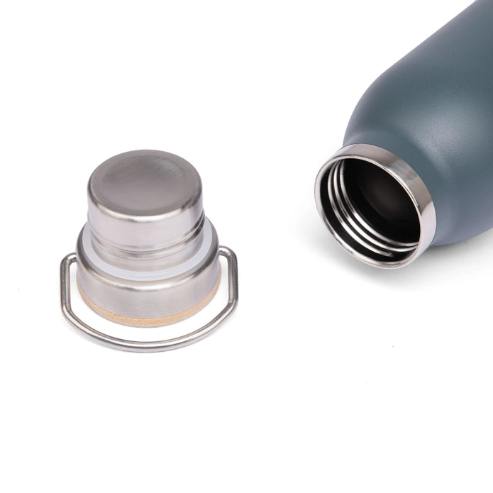 Bodhi Thermosfles "Flower of Life" Antraciet 600 ml - Bodynova