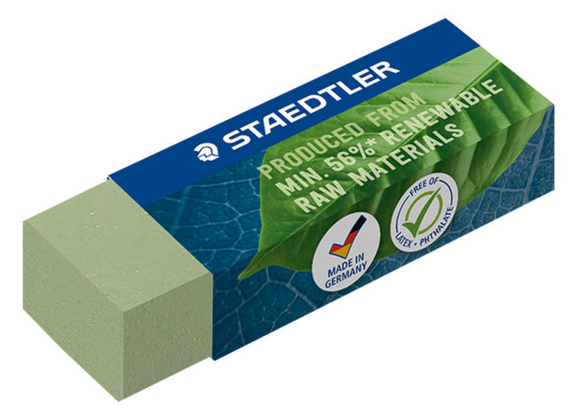 Eco Gum Olijfgroen - Klein of Groot - Steadtler