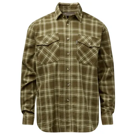 Härjedalen Shirt - Men - Olive Green - Pinewood