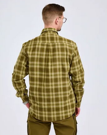 Härjedalen Shirt - Men - Olive Green - Pinewood