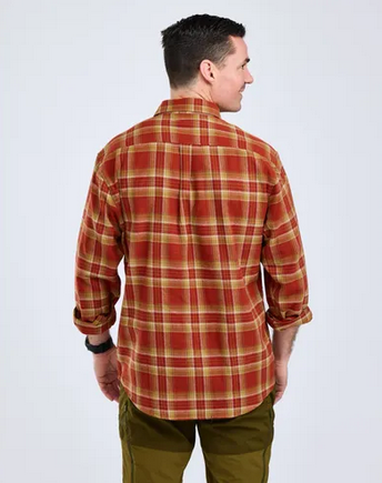 Härjedalen Shirt - Men - Terracotta / D. Sand - Pinewood