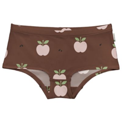 Basic hipster voor dames van Maxomorra met retro Apple print van biologisch katoen (GOTS)