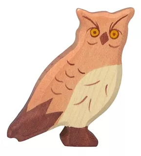 Houten Arend uil 6 cm (80123) - Holztiger
