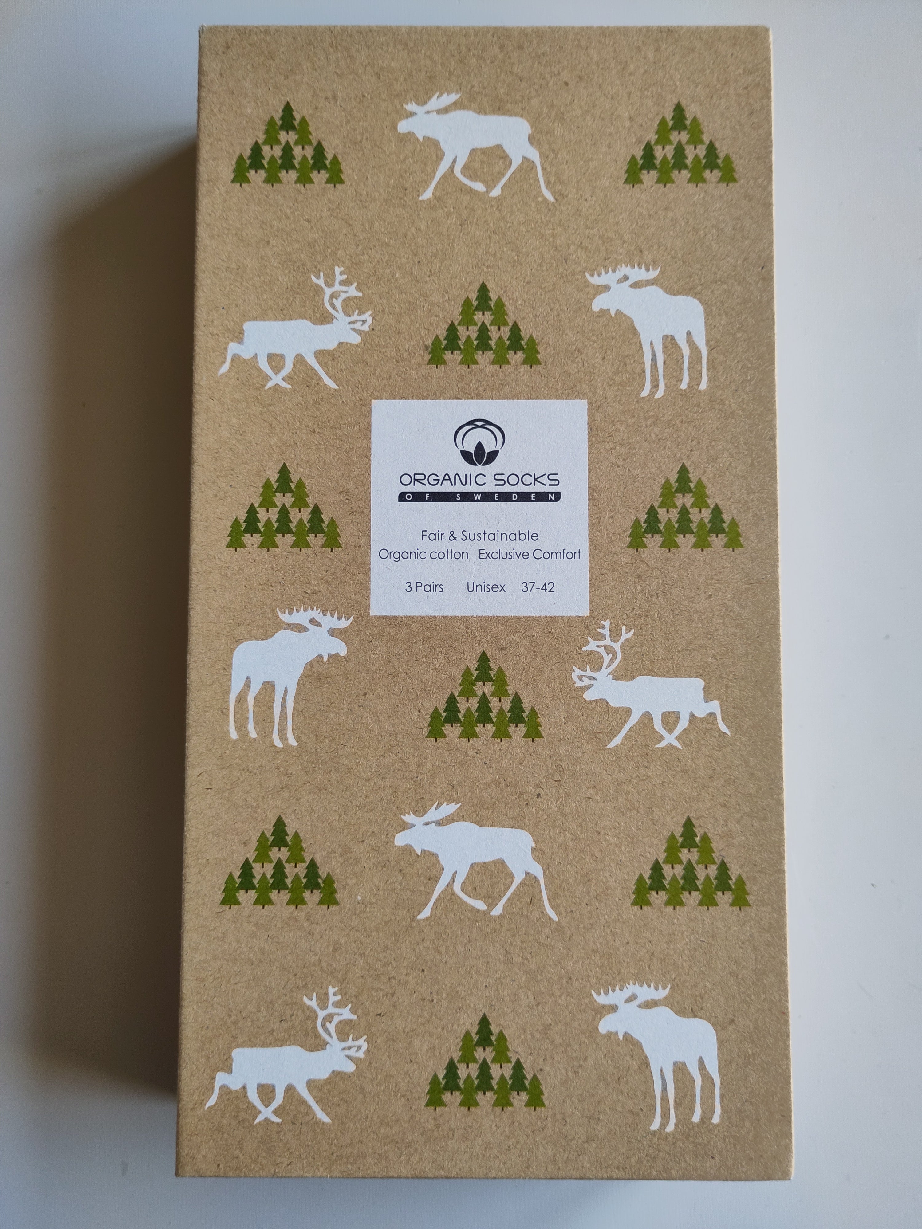 Swedish Giftbox 3 pairs - Organic socks of Sweden