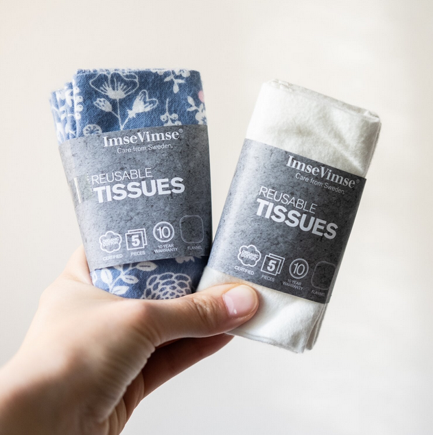 Wasbare zakdoeken 5 st. garden – ImseVimse