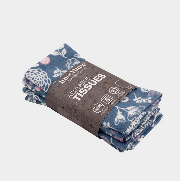 Wasbare zakdoeken 5 st. garden – ImseVimse