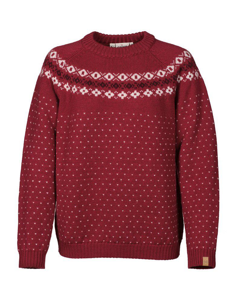 Trui Sire Crewneck - Deep Red - Ivanhoe of Sweden