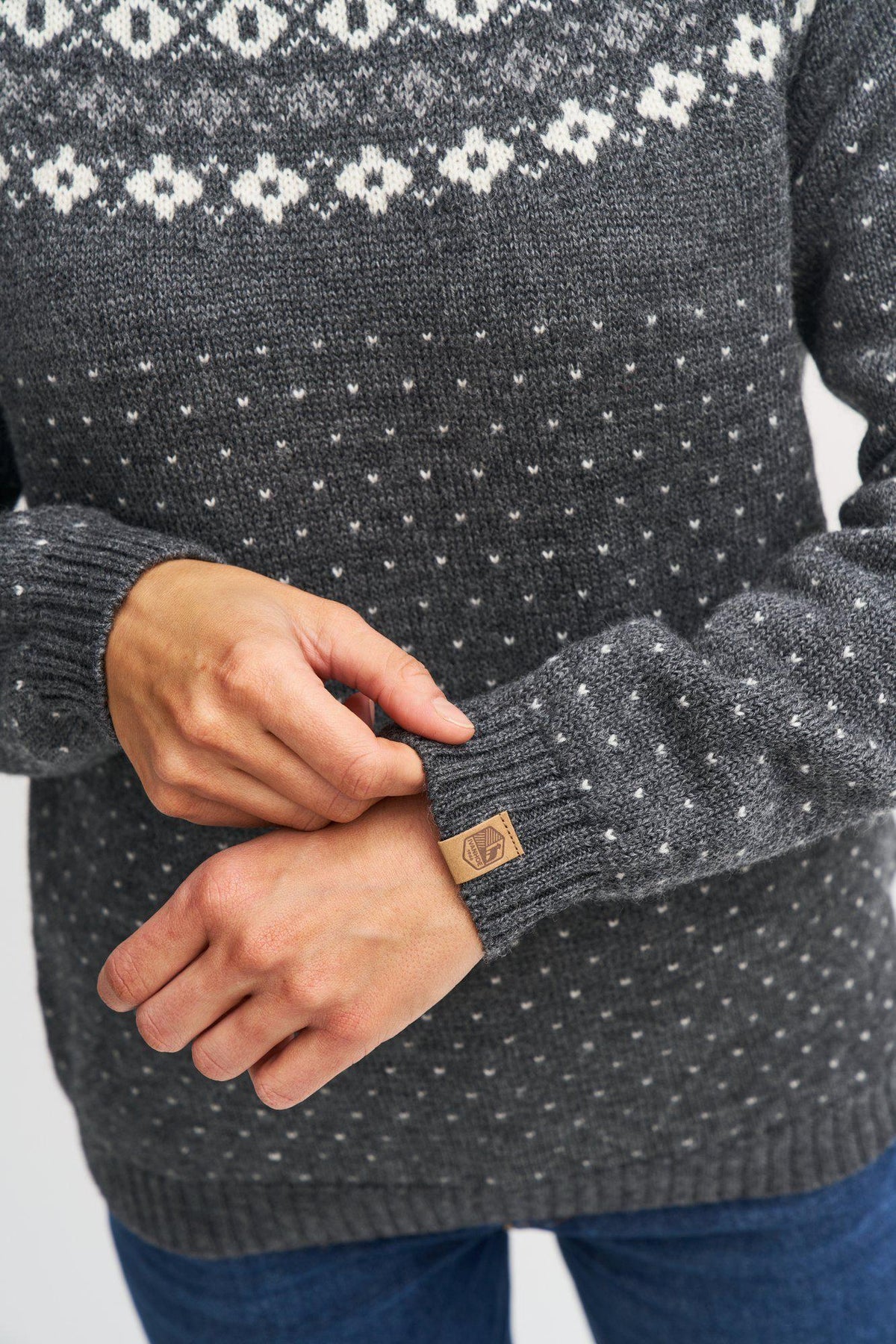 Trui Sire Crewneck - Winter White - Ivanhoe of Sweden