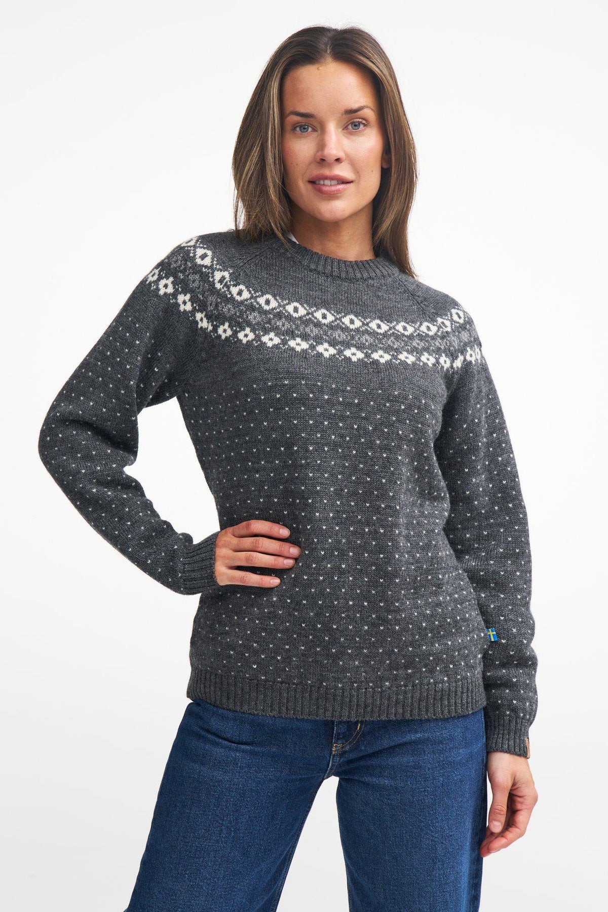 Trui Sire Crewneck - Grey - Ivanhoe of Sweden