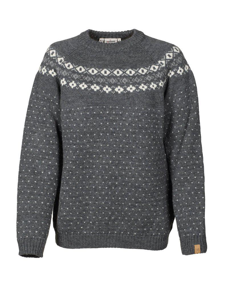 Trui Sire Crewneck - Grey - Ivanhoe of Sweden