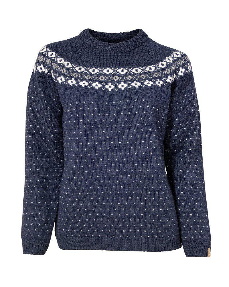Trui Sire Crewneck - Light Navy - Ivanhoe of Sweden