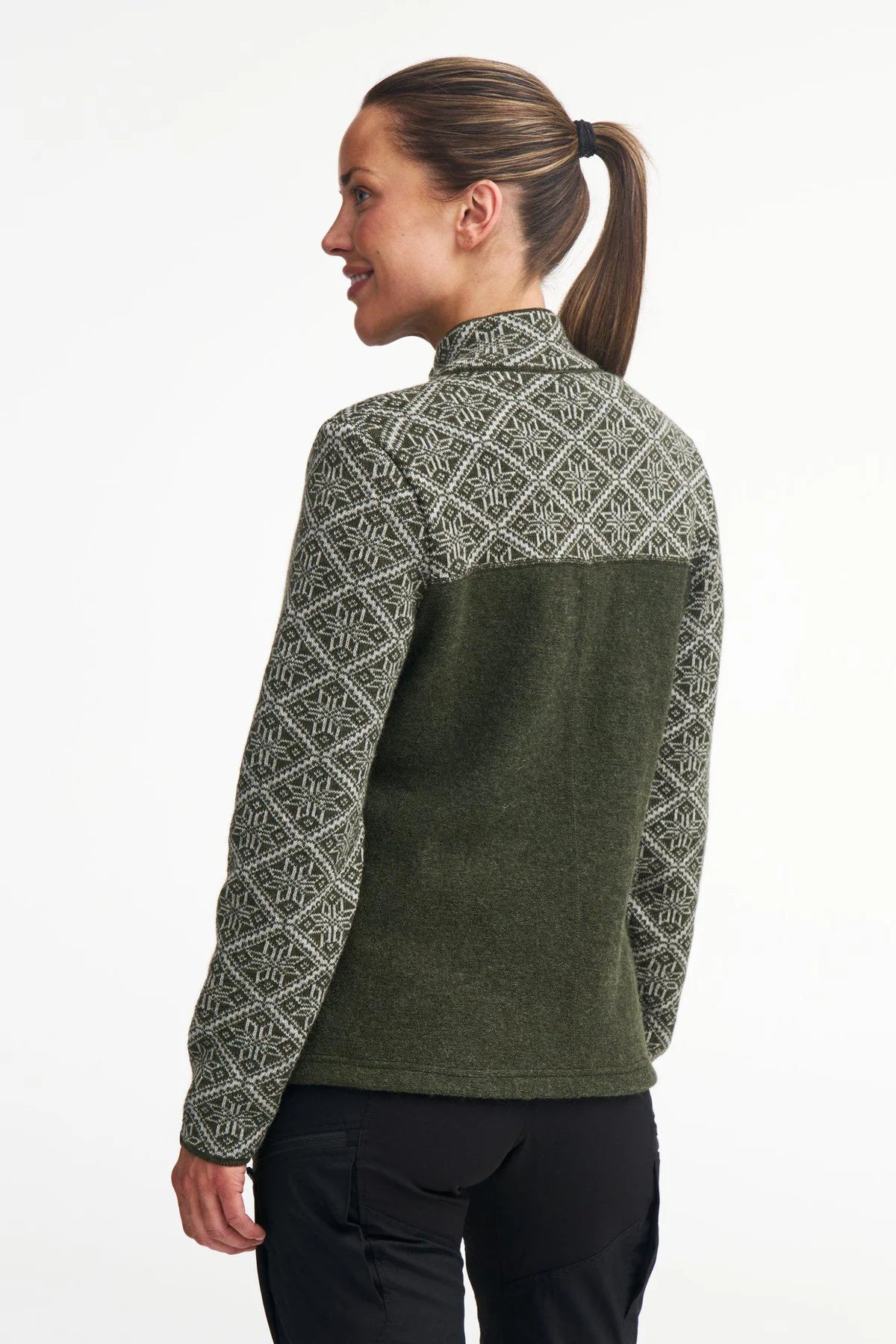 Vest Ellie Full Zip - Loden Green - Ivanhoe of Sweden