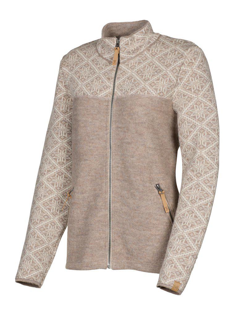 Vest Ellie Full Zip - Sand - Ivanhoe of Sweden