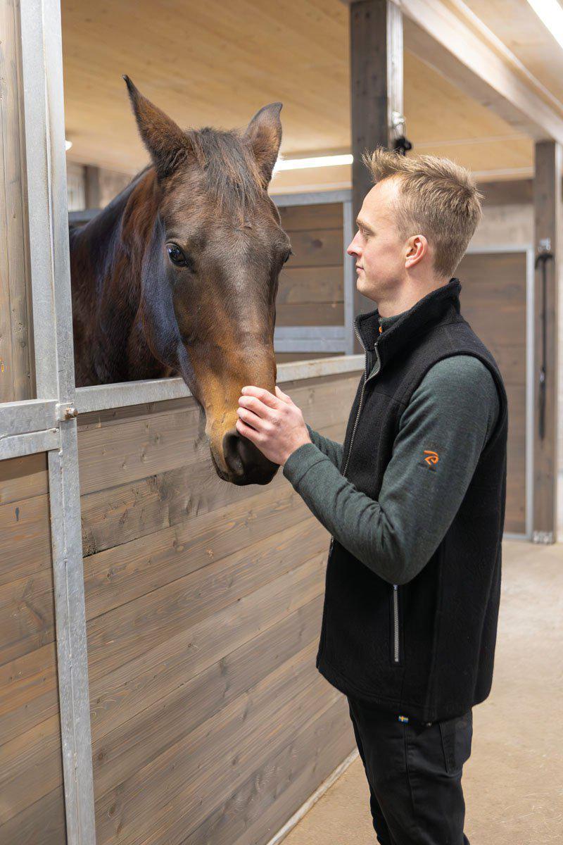 Trui Jojje Half Zip Rifle Green - Ivanhoe of Sweden