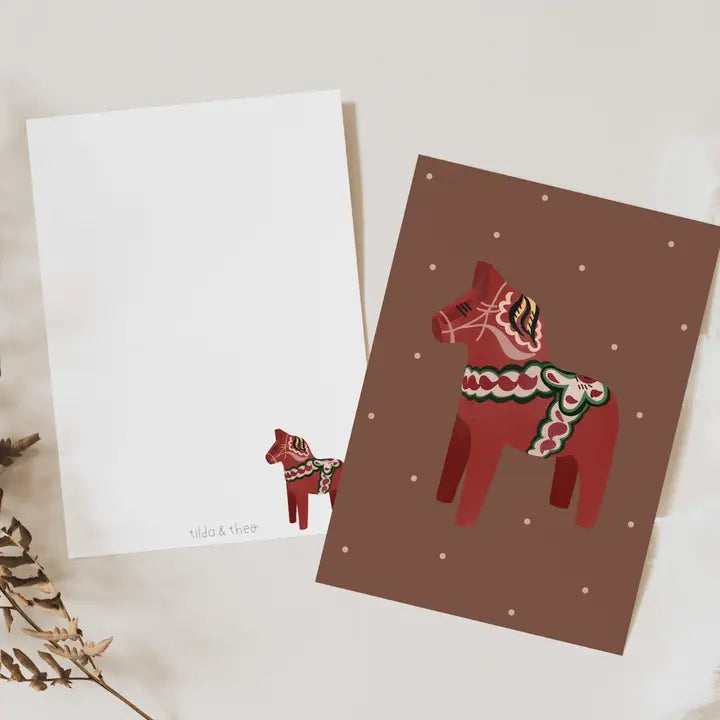 Ansichtkaart A6 Dalarnapaard