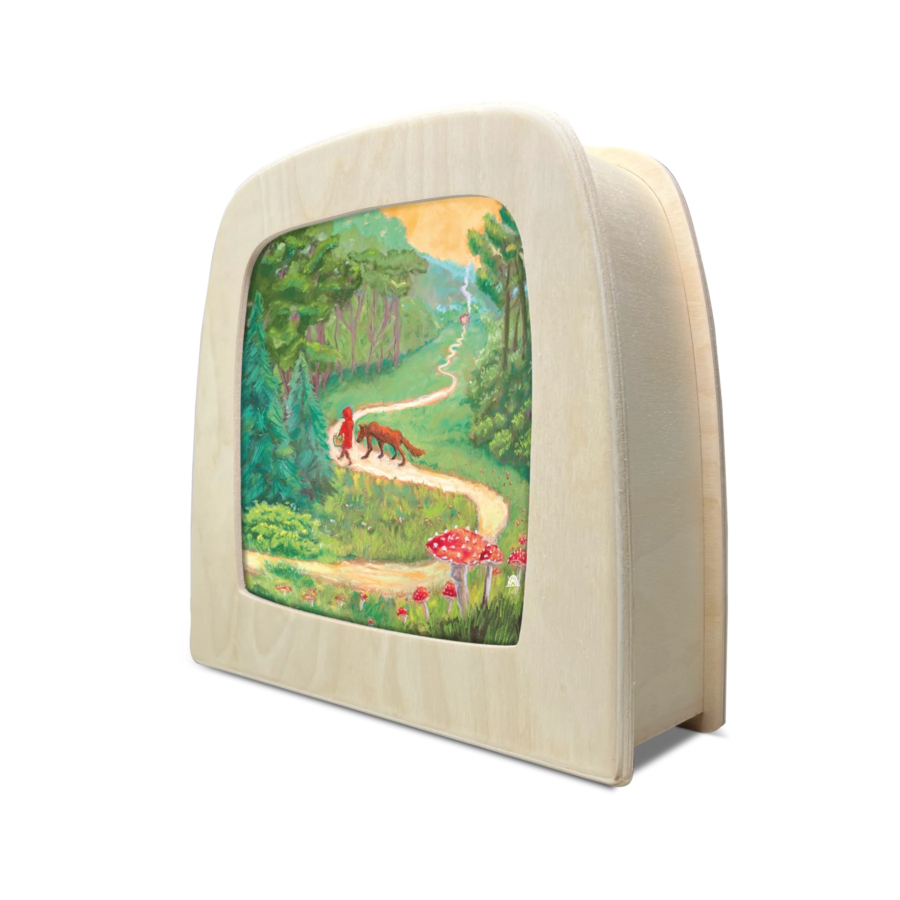 Toverplaat Roodkapje Silhouette – Kaptein Kalk