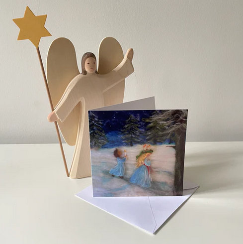 Kerstkaart Lucia – Het Wol Feetje