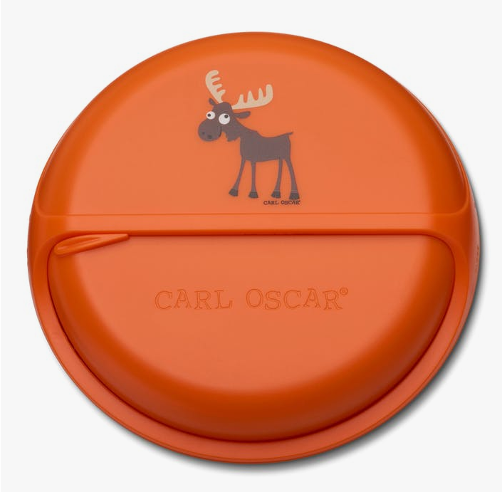 Kids SnackDISC™ Snacktrommel Moose Orange – Carl Oscar