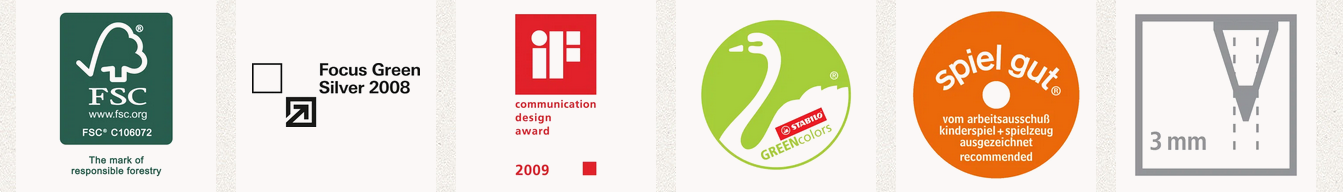 Arty GREENcolors kleurpotloden (FSC®) 24 stuks - Stabilo