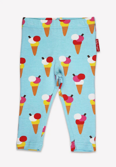 Leggings Ice Waffle Blue - Toby Tiger