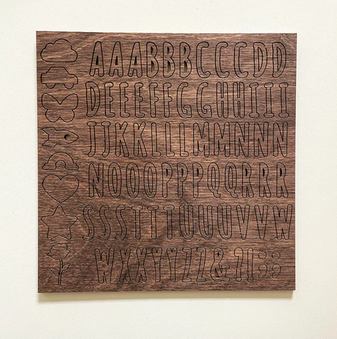 Letters en Symbolen voor de Toverlamp Toverlux – Het Wol Feetje