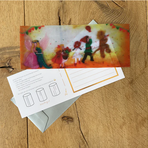 Lichtkaart Carnaval / Feestje – Het Wol Feetje