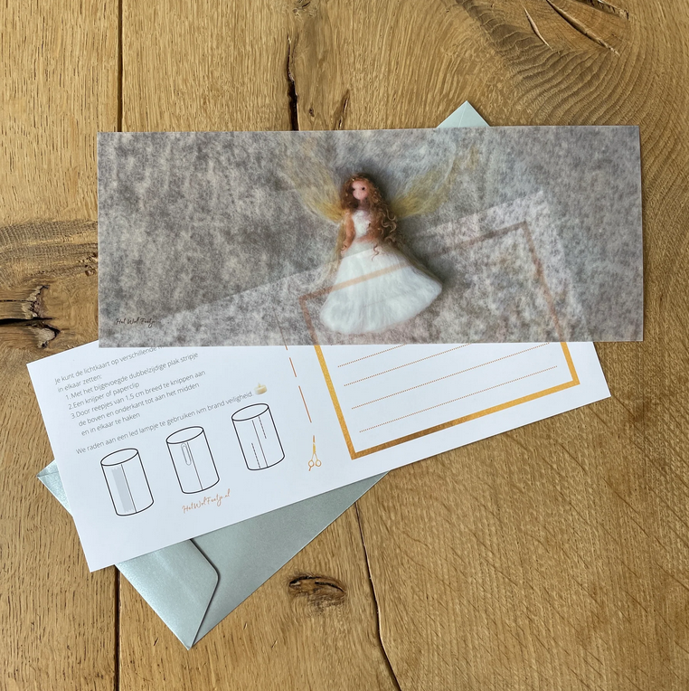 Lichtkaart Beschermengel – Het Wol Feetje