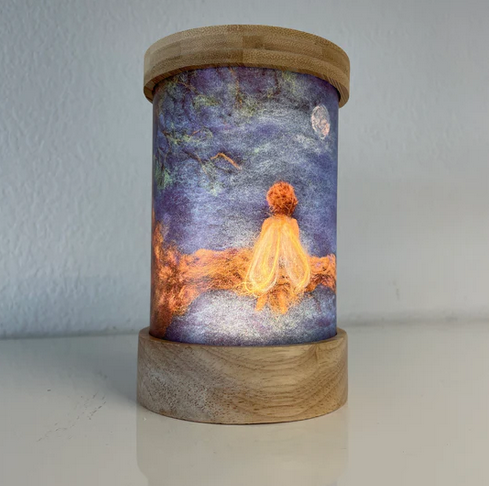 Lichtkaart Elfje in maanlicht – Het Wol Feetje