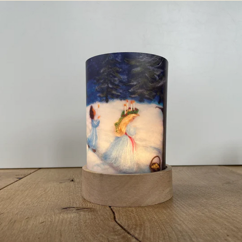 Lichtkaart Lucia optocht – Het Wol Feetje