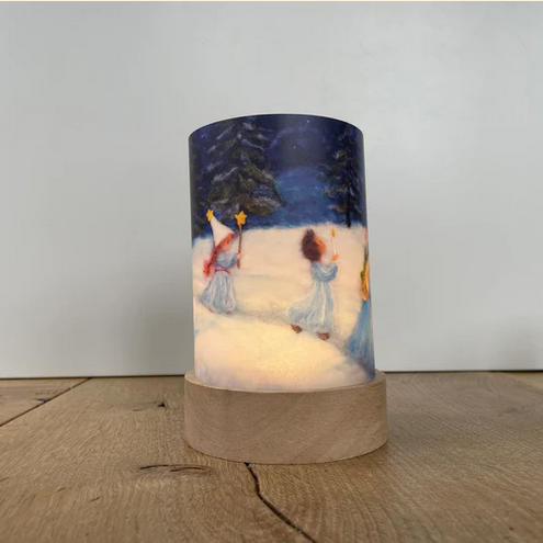 Lichtkaart Lucia optocht – Het Wol Feetje