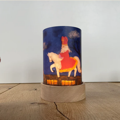 Lichtkaart Sinterklaas op het Dak – Het Wol Feetje